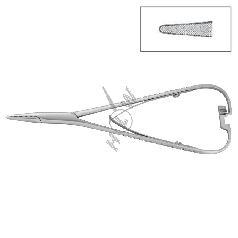 HLW Dental Mathieu needle holder 20-13, 14 cm