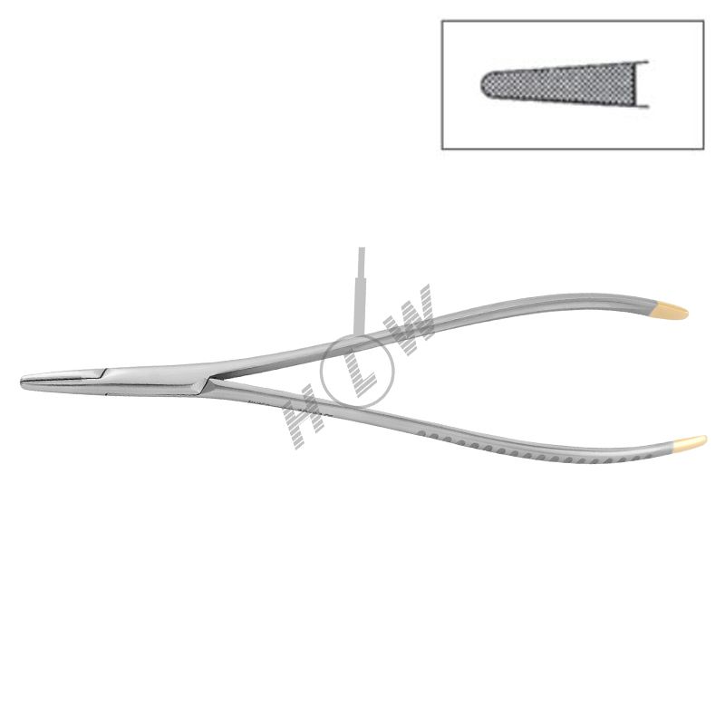 HLW Dental Toennis TC needle holder 20-23, 18 cm