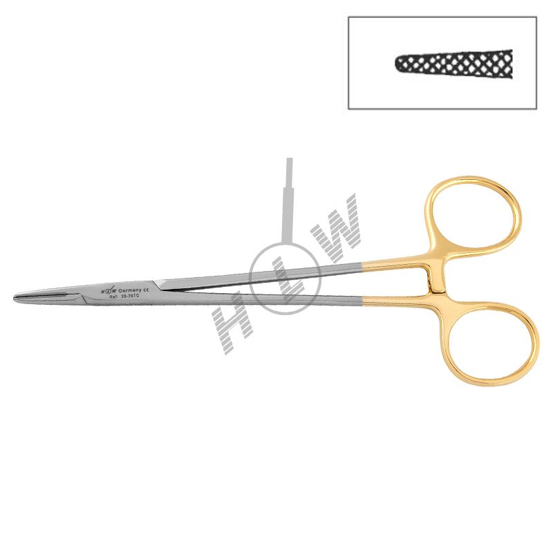 HLW 20-25 Mayo-Hegar TC straight needle holder, 16 cm