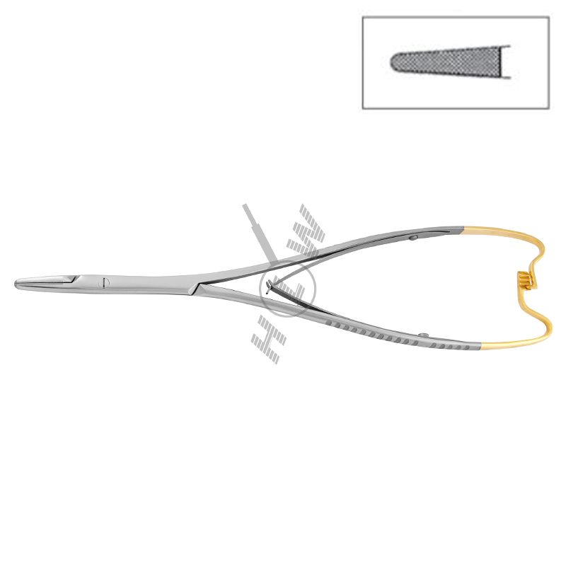 HLW 20-31 Hoesl TC straight needle holder, 21 cm