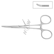 HLW Dental curved Kocher Mosquito needle holder 20-33, 125 mm