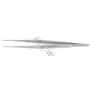 HLW Dental Gomel straight surgical micro tweezers 22-30, 18 cm