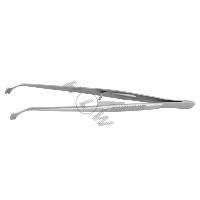HLW Dental curved locking tweezers 22-36, 160 mm