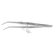 HLW 22-4 locking College tweezers, 15 cm