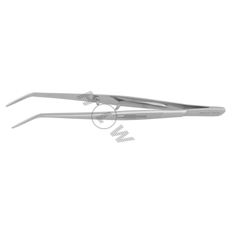 HLW 22-4 locking College tweezers, 15 cm
