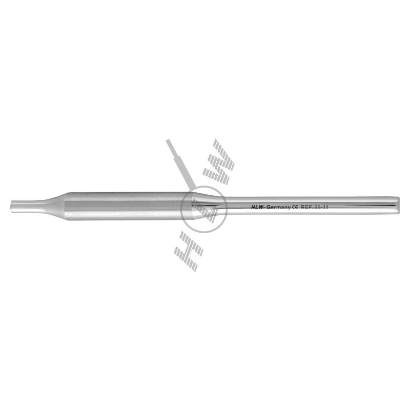 HLW hollow round mirror handle 23-11, 13.5 cm