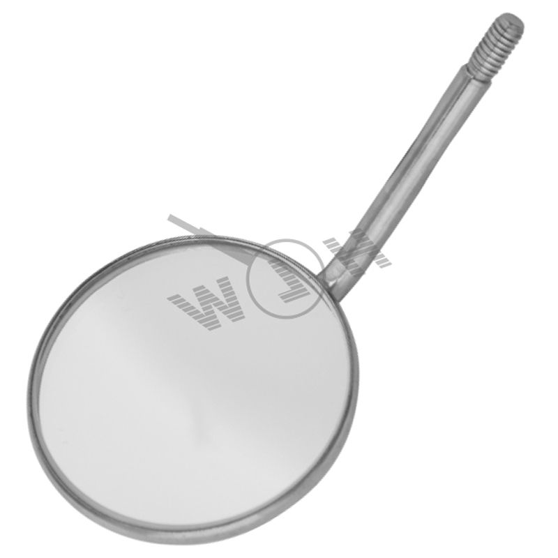 HLW Dental No. 5 rhodium-coated mirrors 23-6, 12 pieces