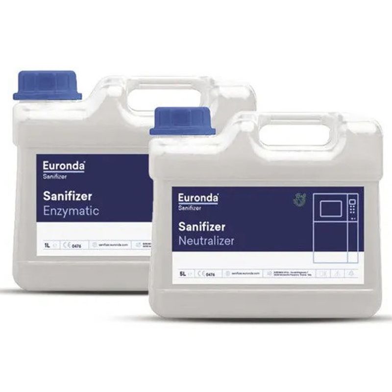 Euronda Sanifizer Enzymatic and Neutralizer set, 2 × 5 l