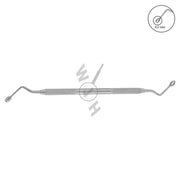 HLW Dental 25-10 Hemingway curette, oval 4 mm tip