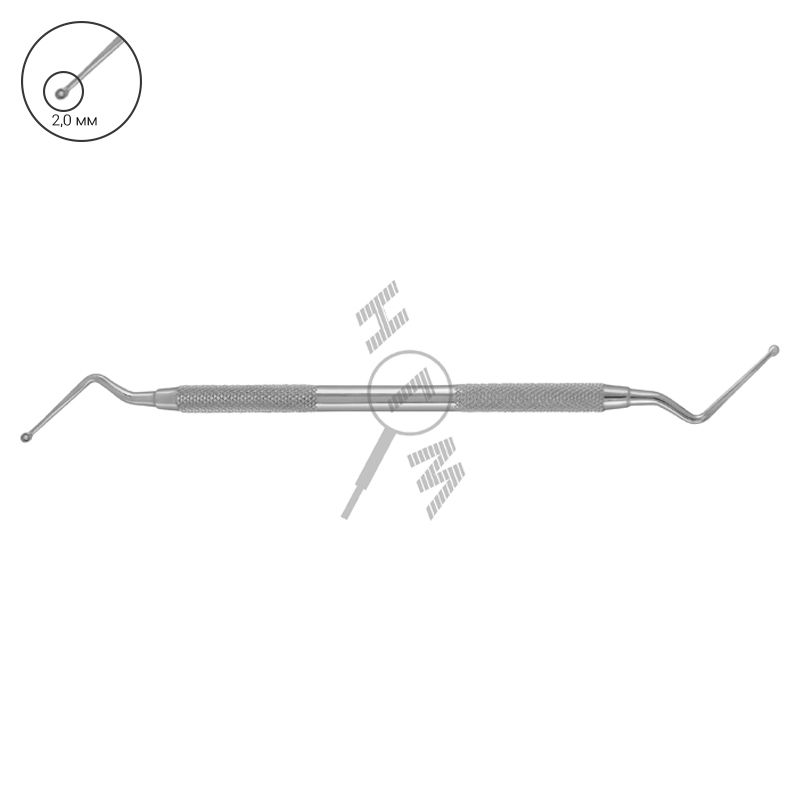 HLW Dental Martin curette 25-11, 2 mm