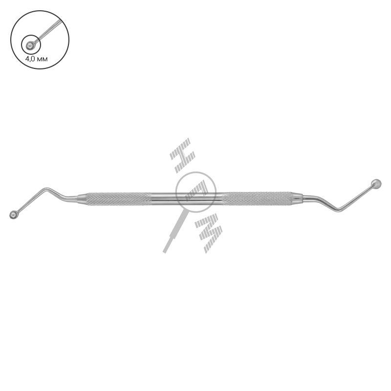 HLW Dental Martin curette 25-13, 4 mm