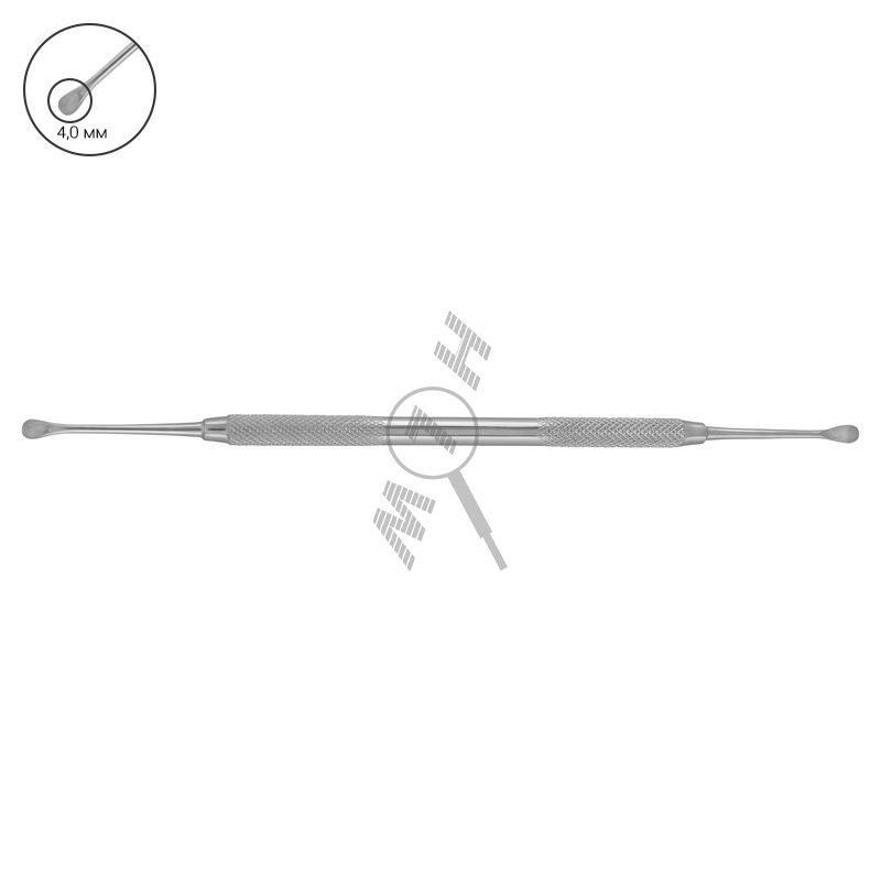 HLW Dental 25-2 Lukas curette, 4 mm