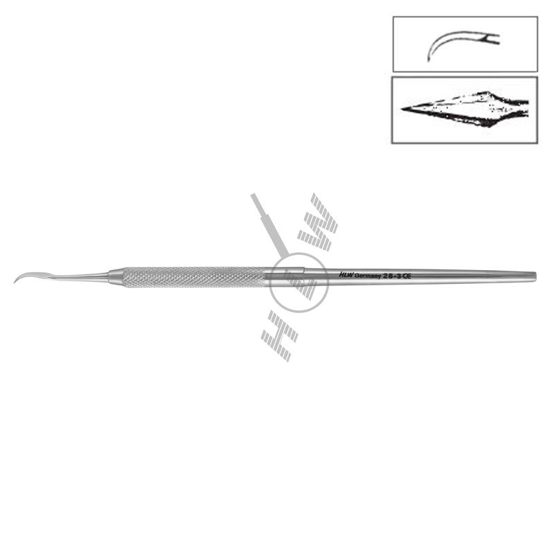 HLW 26-3 stainless-steel periodontal scaler