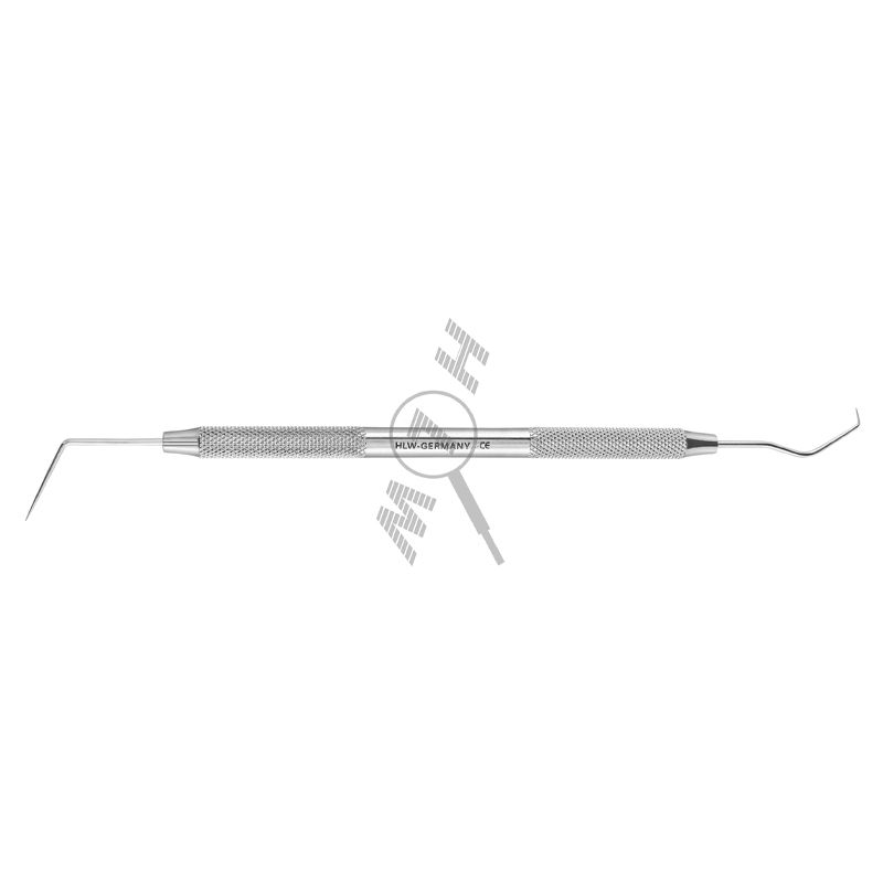 HLW Dental 27-16 flexible double-ended probe, form 6/17