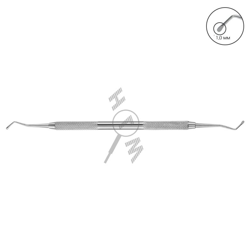 HLW Dental oval excavator 28-23, 1.5 mm