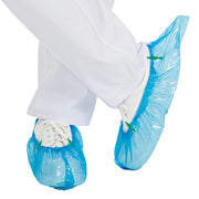 Franz Mensch Easy Box blue PE shoe covers 25 µm, 100 pieces