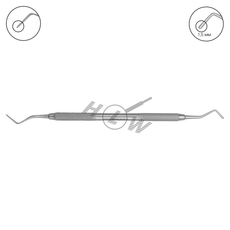 HLW filling instrument 29-30 for amalgam and composite