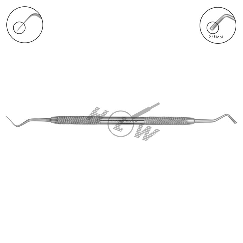 HLW filling instrument 29-31 for amalgam and composite