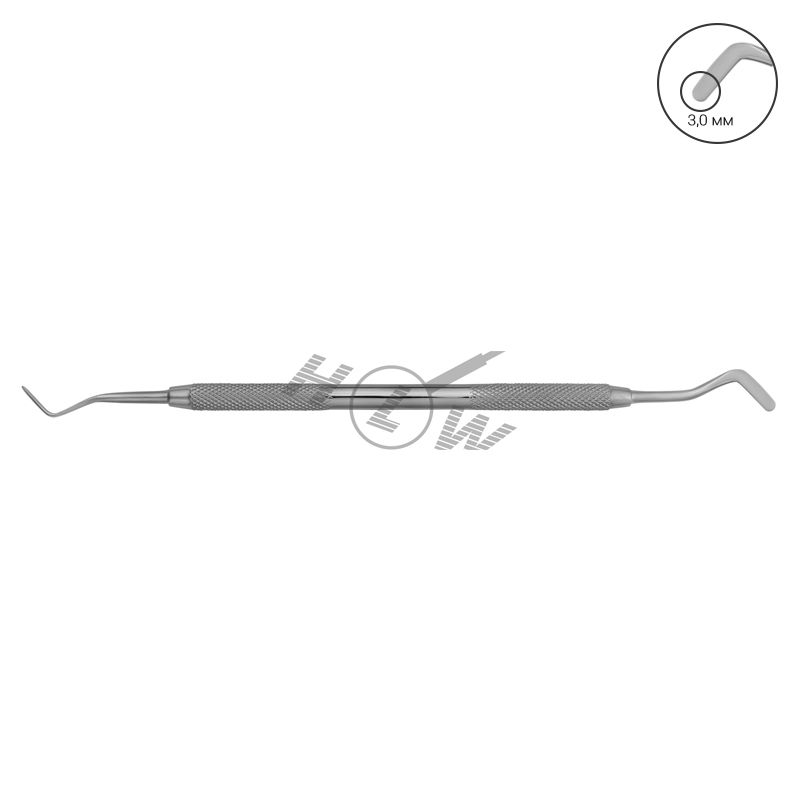 HLW Dental 29-7 filling instrument, rigid 3 mm tip