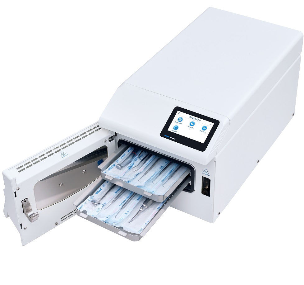 MELAG Vacuclave 105 Class B and S autoclave 5 l