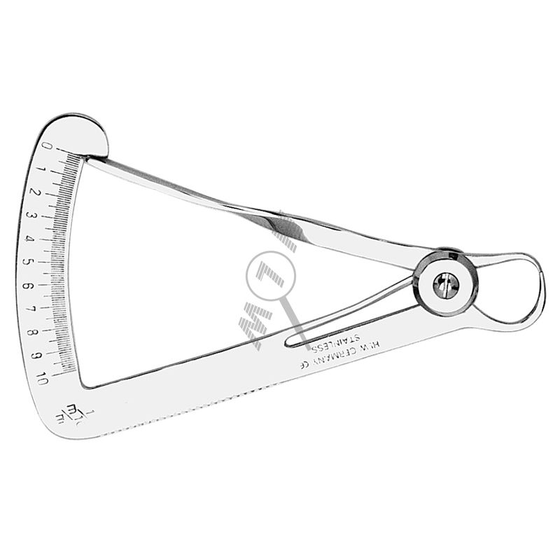 HLW 31-41 Iwanson metal thickness gauge, 10.5 cm