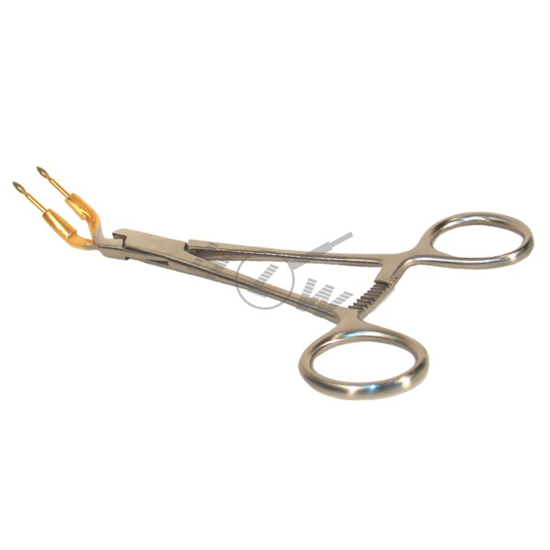 HLW Kera-Grip II curved ceramic-crown forceps 32-47