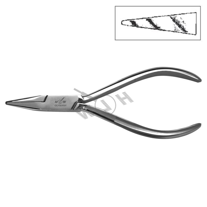 HLW Dental Goslee flat technical pliers 32-6, 14 cm