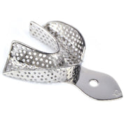 HLW Dental lower metal impression tray 33-15, perforated XS