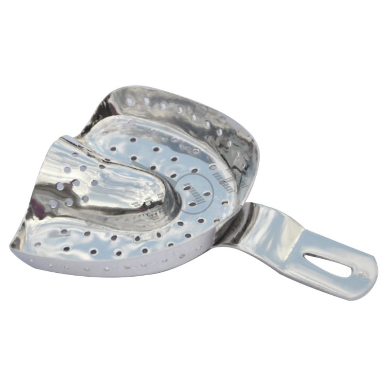 HLW Dental Ehricke upper perforated metal impression tray 34-13, size 2