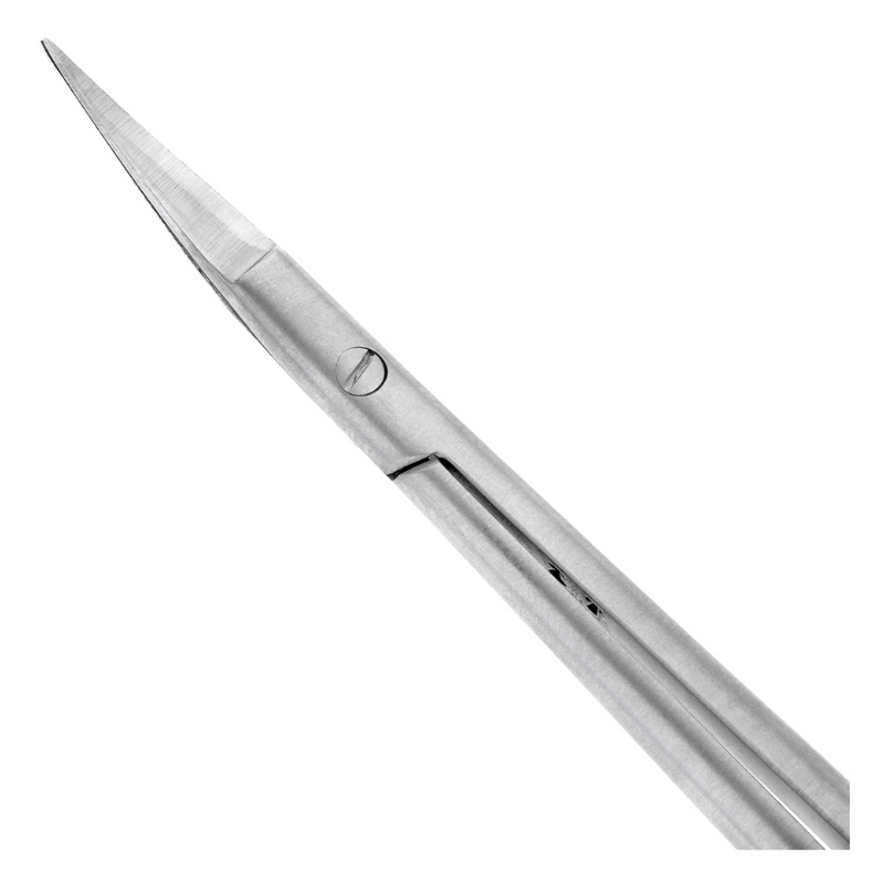 HLW curved microsurgical scissors 40-48B, 17 cm