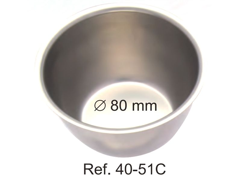 HLW Dental metal bone cup 40-51C, Ø80 mm