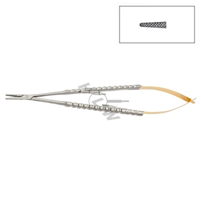 HLW Dental 40-95TC micro needle holder, 18 cm