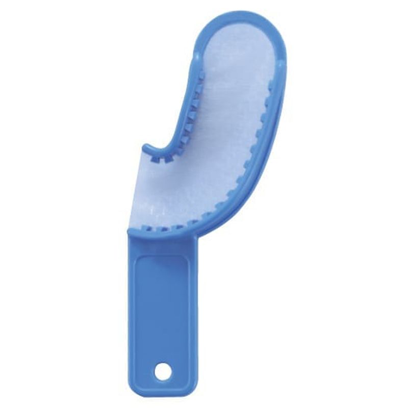 Premium Plus Disposable 3-In-1 Tray quadrant impression tray, blue