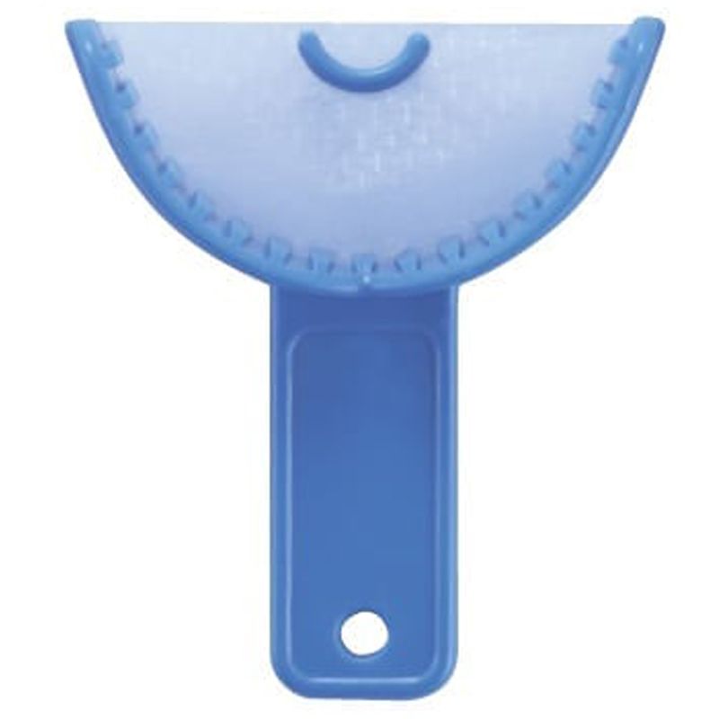 Premium Plus Disposable 3-In-1 anterior impression tray, blue