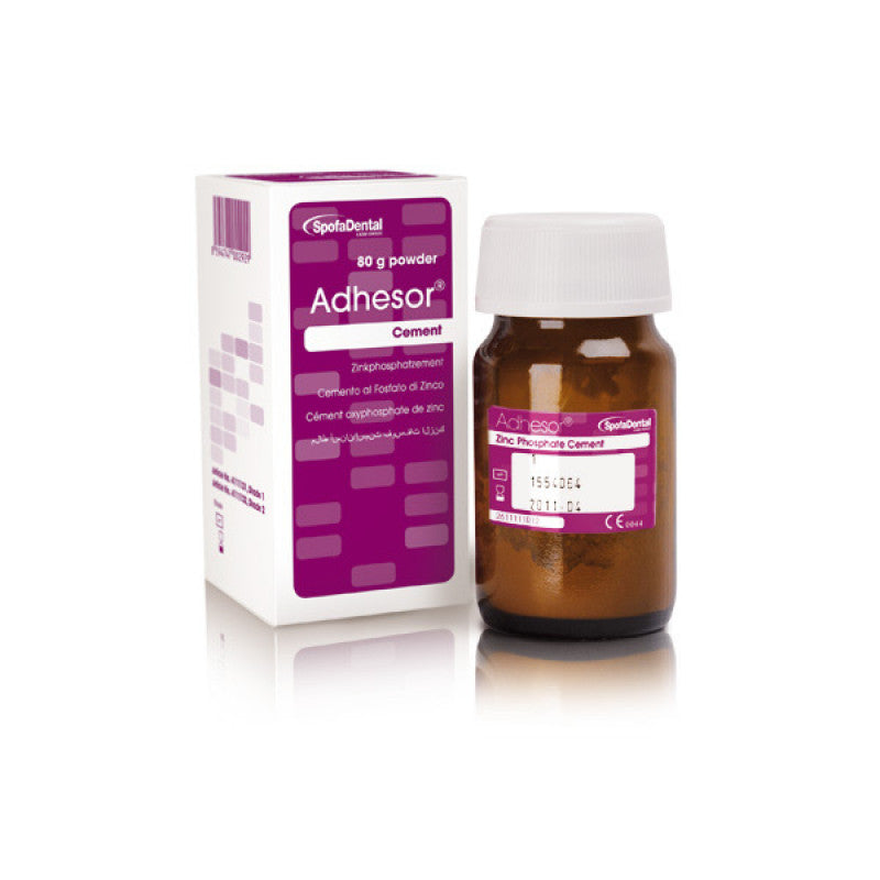Spofa Dental Adhesor zinc-phosphate cement powder, 80 g