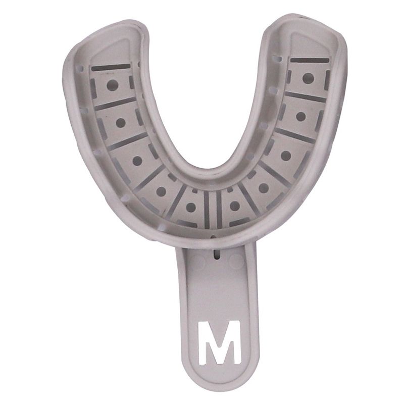 Premium Plus autoclavable lower-medium impression tray No. 4