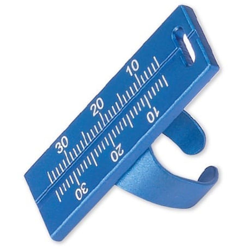 Premium Plus aluminium endodontic finger ruler LT4898