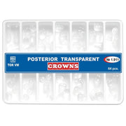 TOR VM celluloid crowns for posterior teeth, 64 pieces