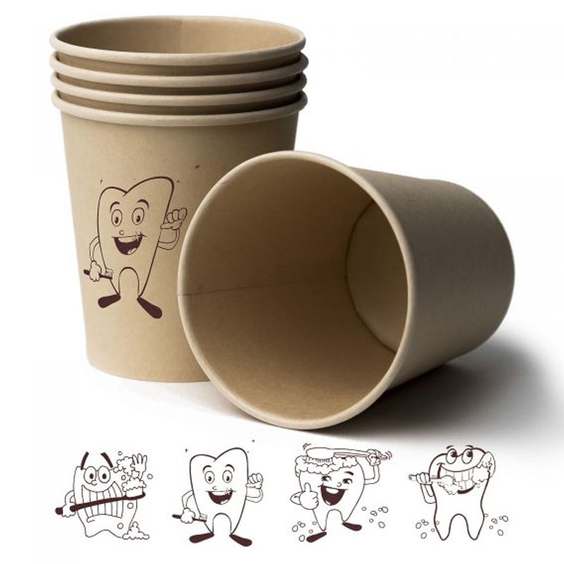 Premium Plus Greenline bamboo cups, 170 ml, 50 pieces