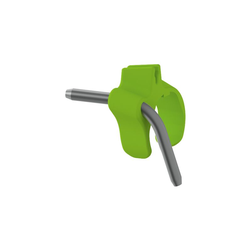 W&H green spray clip with groove, right, 3 pieces