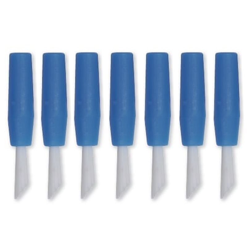 Premium Plus Brush Tips Regular blue brushes, 100 pieces
