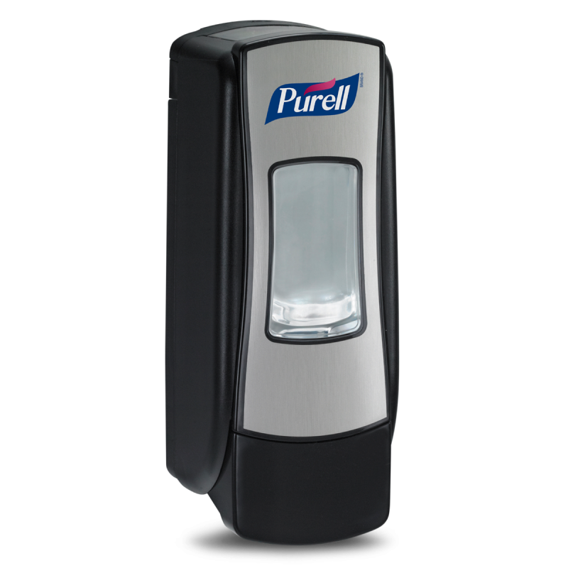 PURELL ADX-7 manual dispenser, chrome and black, 700 ml