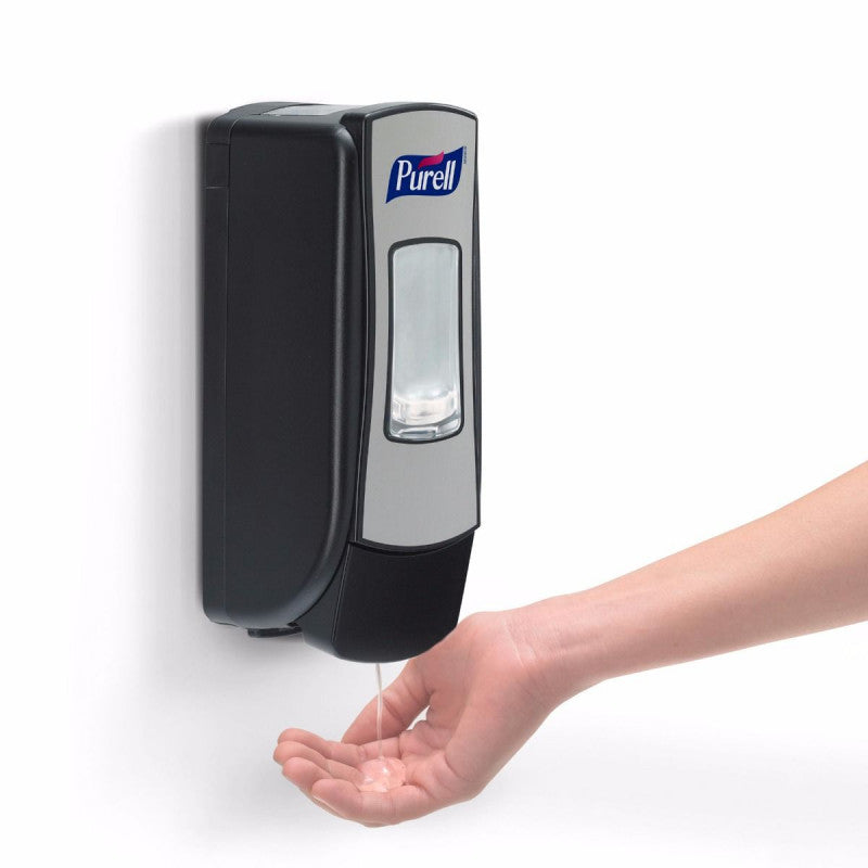 PURELL ADX-7 manual dispenser, chrome and black, 700 ml