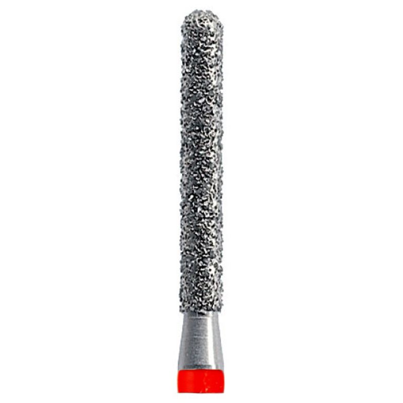 Edenta F882 fine round-end cylindrical diamond bur 014
