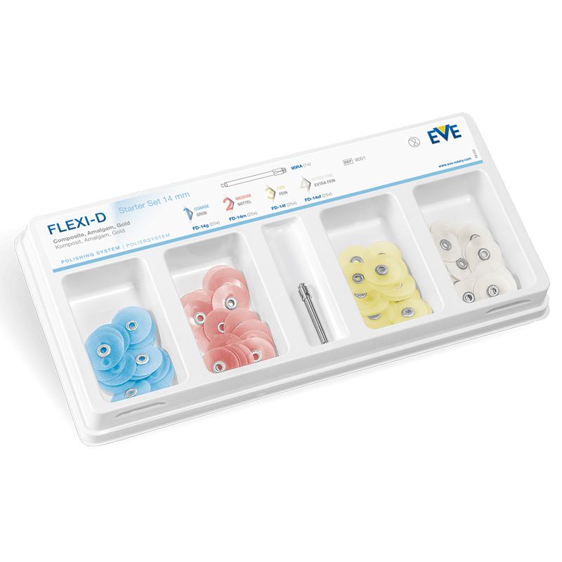 EVE Flexi-Dia-D 9001 finishing discs, 100 pcs