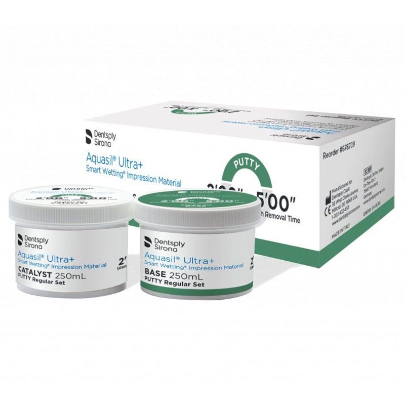 Dentsply Sirona Aquasil Ultra+ Firm Putty, 2 × 250 ml