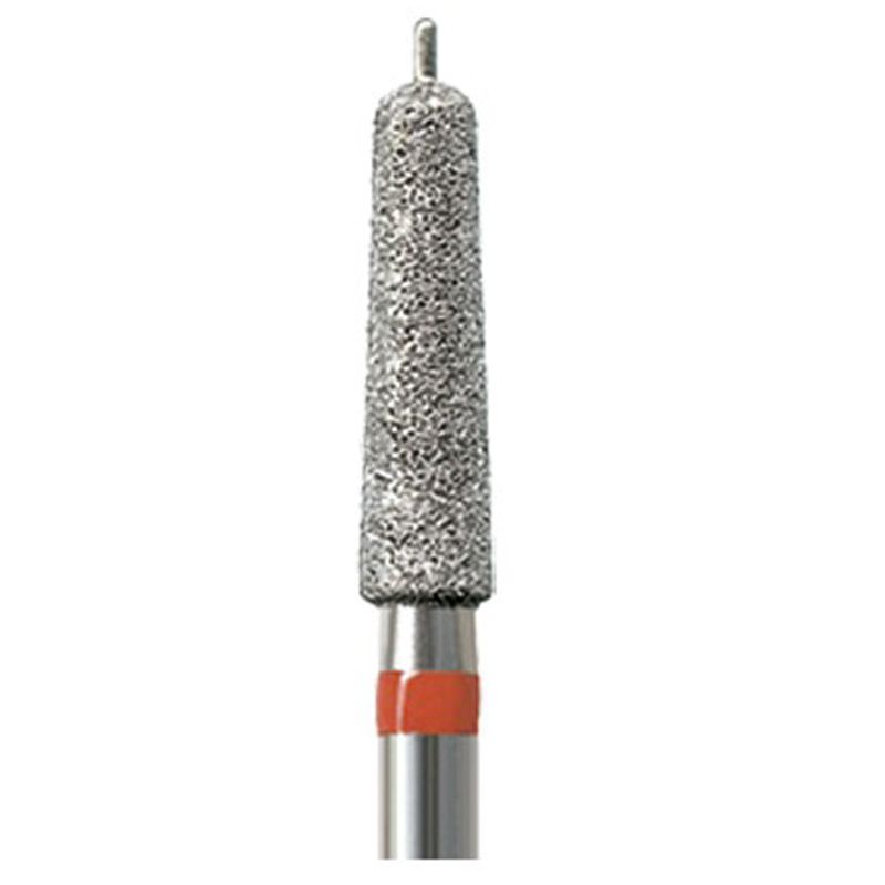 Edenta F998 fine round-end tapered diamond bur with guide pin, 1 piece
