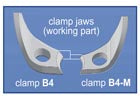 TOR VM black rubber dam clamps with wings