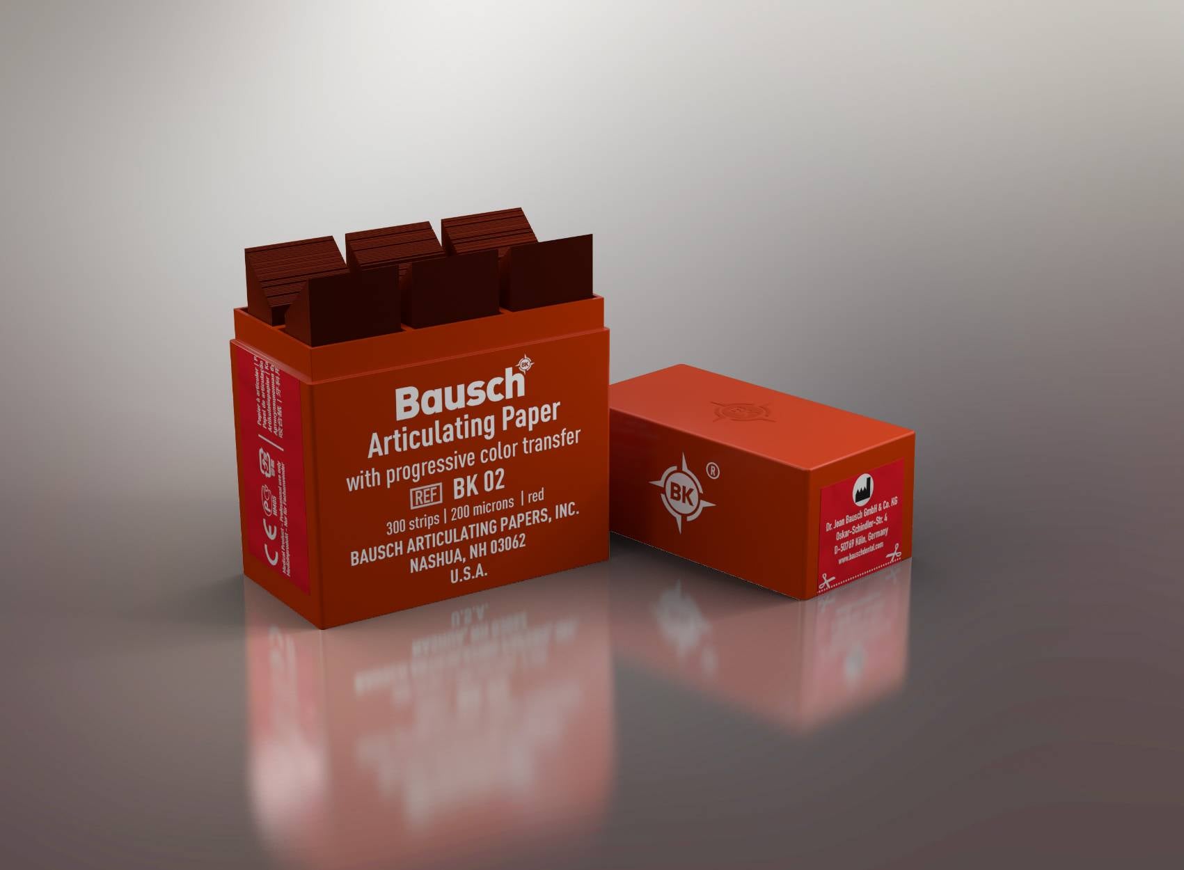 Bausch articulating paper BK 02 strips