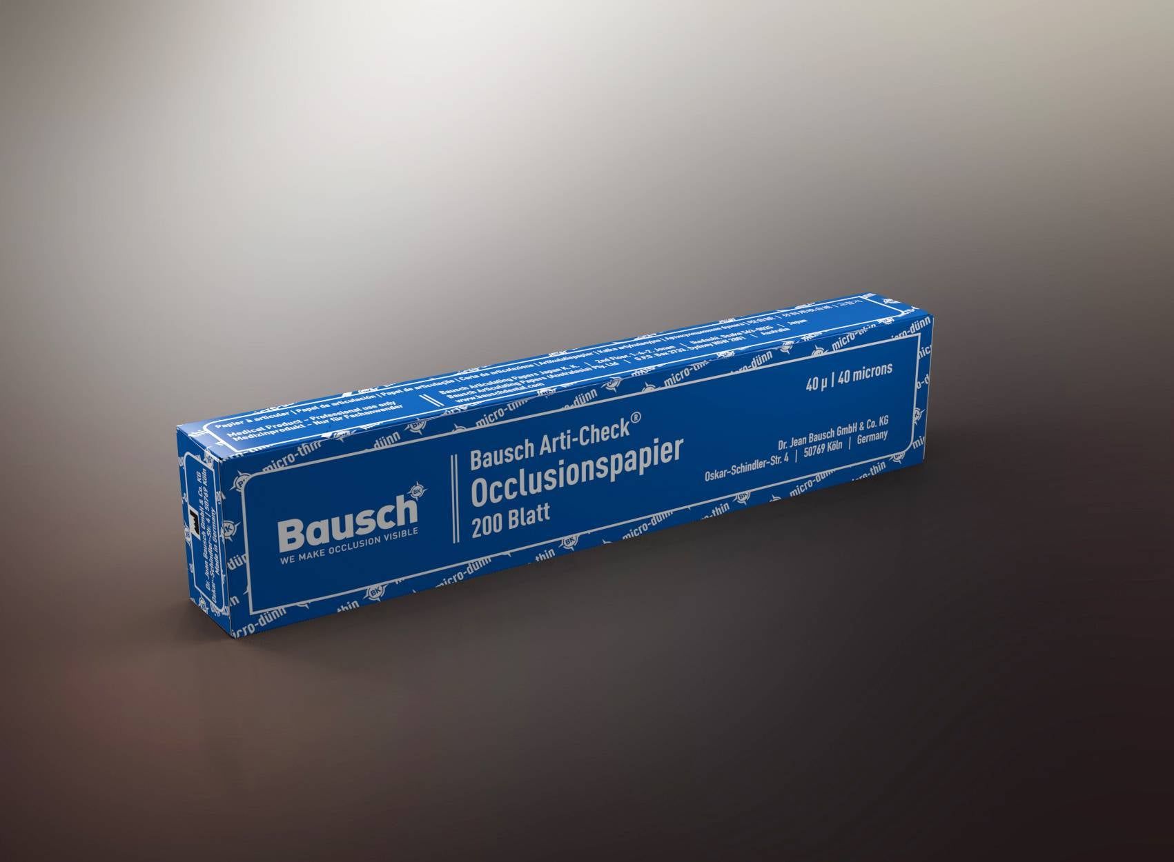 Bausch articulating paper BK 09 strips